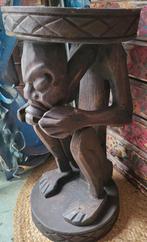 Vintage/Houtsnijwerk/Tafeltje/Afrika, Ophalen of Verzenden