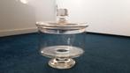 Kristallen schaal met deksel, Antiek en Kunst, Antiek | Glas en Kristal, Ophalen of Verzenden