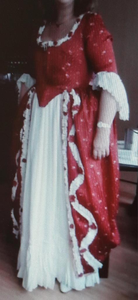 18e eeuwse jurk, voor festival of toneel, Kleding | Dames, Gelegenheidskleding, Gedragen, Overige typen, Maat 46/48 (XL) of groter