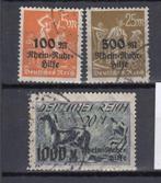 Reich 258/60, Verzenden, BRD, Gestempeld