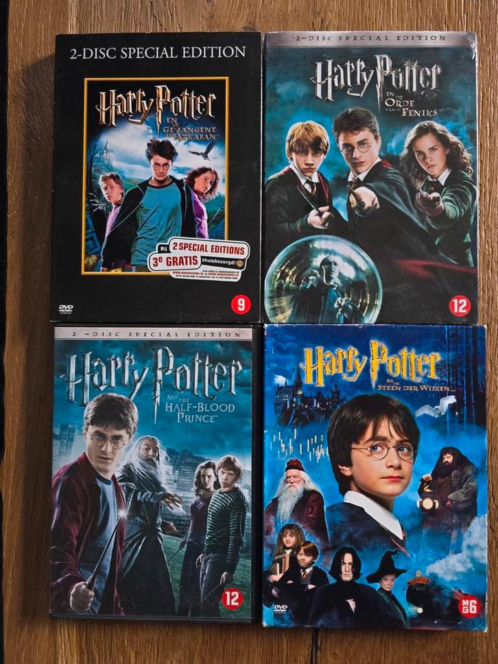 Harry Potter DVD Collectie - 4 Films, 7 Discs (C), Cd's en Dvd's, Dvd's | Overige Dvd's, Ophalen of Verzenden