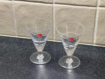 Vintage Martini cocktailglaasjes beschikbaar voor biedingen