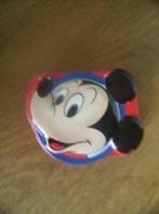 Disney Mickey Mouse shaped blikje 10,5x8cm, Ophalen of Verzenden, Mickey Mouse, Gebruikt, Beeldje of Figuurtje