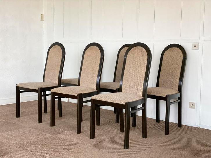 Stoelen | Vintage, Huis en Inrichting, Stoelen, Zo goed als nieuw, Zwart, Ophalen of Verzenden