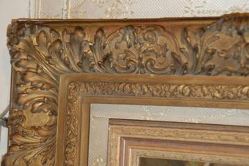Antieke Monumentale vergulde schilderij lijst beschikbaar voor biedingen