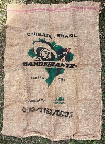 Jute zak voor kofgiebonen Brazilie Bandeirante beschikbaar voor biedingen