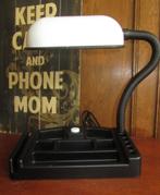 Vintage organiser bureaulamp, Ophalen of Verzenden, Gebruikt, Metaal, Minder dan 50 cm