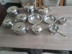 Pannenset Straliware, Huis en Inrichting, Keuken | Potten en Pannen, Ophalen, Gebruikt, Rvs, Pannenset