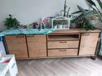 Dressoirkast Metalo van Henders en Hazel, Eikenhout, Ophalen of Verzenden, Zo goed als nieuw, 200 cm of meer