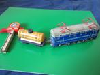 Uniek blikken treintje met Nederlandse locomotief, Hobby en Vrije tijd, Modeltreinen | H0, Overige merken, Ophalen of Verzenden