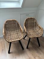 Rieten stoelen (2x) 15 euro per stuk afhalen in Amstelveen, Ophalen of Verzenden, Gebruikt, Stoel(en)
