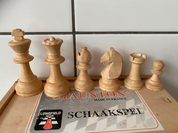 Vintage Staunton Schaakset - Koningshoogte 7,5 cm beschikbaar voor biedingen