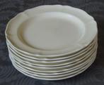 Nr RR166: 9 Wedgwood Queens Shape/Plain taartbordjes, Tweedehands, onbekend., Nieuw, Ophalen of Verzenden, Bord(en)