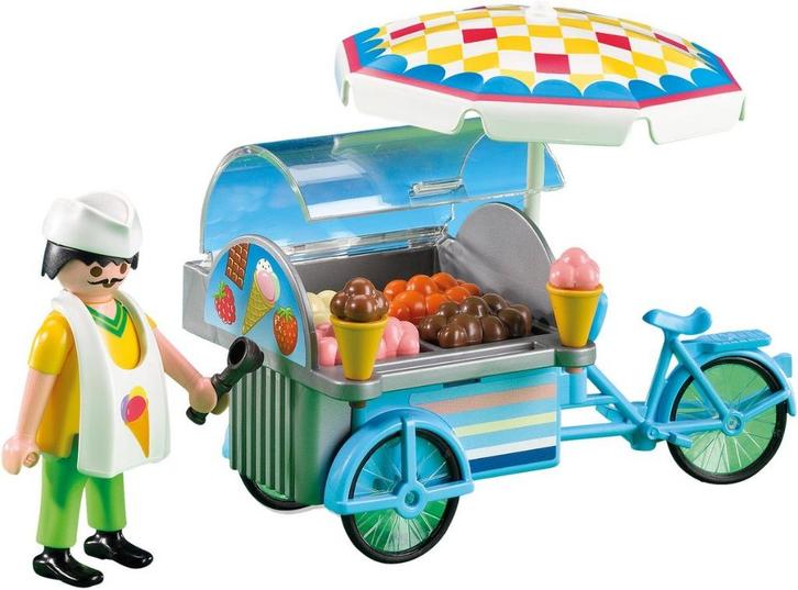 Playmobil ijscokar (7492), Kinderen en Baby's, Speelgoed | Playmobil, Zo goed als nieuw, Complete set, Ophalen of Verzenden