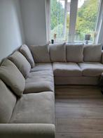 Ikea Grönlid Hoekbank Beige + Hocker, Ophalen, 250 tot 300 cm, Gebruikt, Minder dan 75 cm