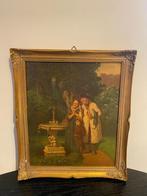 19e eeuws schilderij Friederich Hiddemann, Ophalen of Verzenden