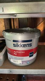 Sikkens alphatex iq wit verf nieuw, 5 tot 10 liter, Wit, Nieuw, Ophalen of Verzenden