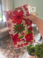 Stof bloemen roze jaren 80 stof retro katoen, 120 cm of meer, Nieuw, Ophalen of Verzenden, Katoen