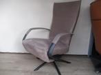 NIEUWSTAAT Hjort Knudsen relax fauteuil stof grijs XL, Huis en Inrichting, Fauteuils, 75 tot 100 cm, Ophalen of Verzenden, Zo goed als nieuw