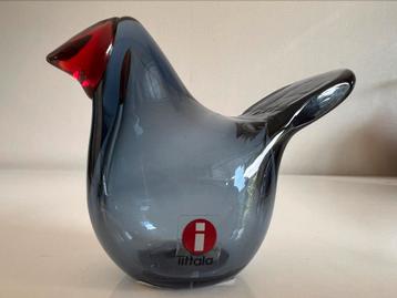 Iittala Toikka Birds Flycatcher ‘Sieppo’ Rain Blue~Red beschikbaar voor biedingen
