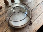 Industriele lamp wandlamp bunkerlamp Mapelec Amiens, Huis en Inrichting, Lampen | Wandlampen, Ophalen of Verzenden, Gebruikt, Glas