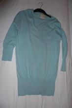 Ruime lange Turquoise trui van het merk Stroke, Ophalen of Verzenden, Zo goed als nieuw, Maat 38/40 (M), Blauw