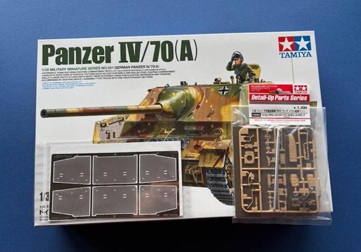 Tamiya	35381	Panzer IV/70(A) (Sd.Kfz.162/1)	1/35 incl loop, Hobby en Vrije tijd, Modelbouw | Auto's en Voertuigen, Nieuw, Tank