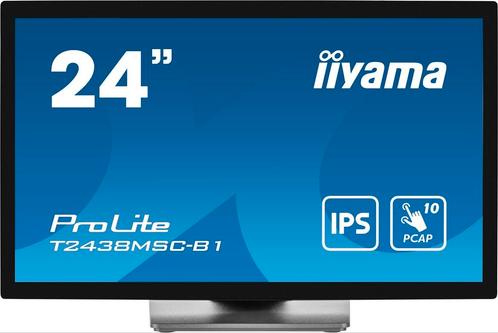 iiyama T2438MSC-B1 – 24” Full HD Touchscreen Monitor, Computers en Software, Monitoren, Zo goed als nieuw, DisplayPort, HDMI, VGA