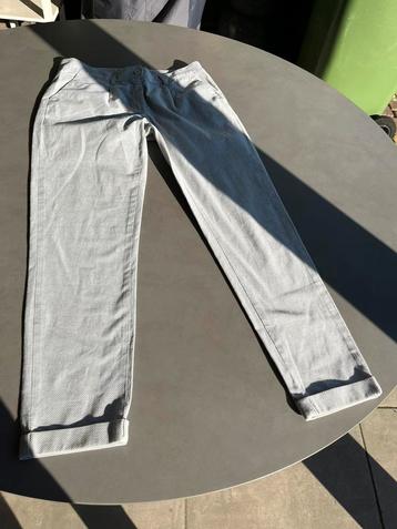 Grijs/witte La Ligna pantalon, maat 42 beschikbaar voor biedingen