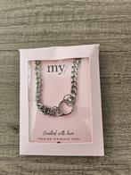 NIEUW zilveren schakelketting van My Jewellery twv € 26,00, Met hanger, Nieuw, Ophalen of Verzenden, Zilver