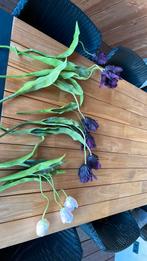 Zijde kunst tulpen, silka style, Huis en Inrichting, Woonaccessoires | Kunstplanten en Kunstbloemen, Ophalen, Zo goed als nieuw