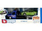 Bburago: Autotransporter + Lamborghini Huracan 1:43, Hobby en Vrije tijd, Modelauto's | 1:43, Overige merken, Auto, ., Nieuw