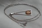 Zilveren Camee hanger aan ketting, Overige voorstellingen, Verzenden, Zo goed als nieuw, Zilver