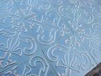 17 m2 retro petrol blauwe tegels in relief Villeroy Boch, Ophalen, Nieuw, Minder dan 20 cm, Minder dan 20 cm