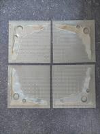 4 Lego space maanplaten kraterplaten 3947a, Ophalen of Verzenden, Gebruikt, Lego