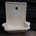 Antiek fonteintje met messing afvoerputje en schroeven, Antiek en Kunst, Ophalen of Verzenden