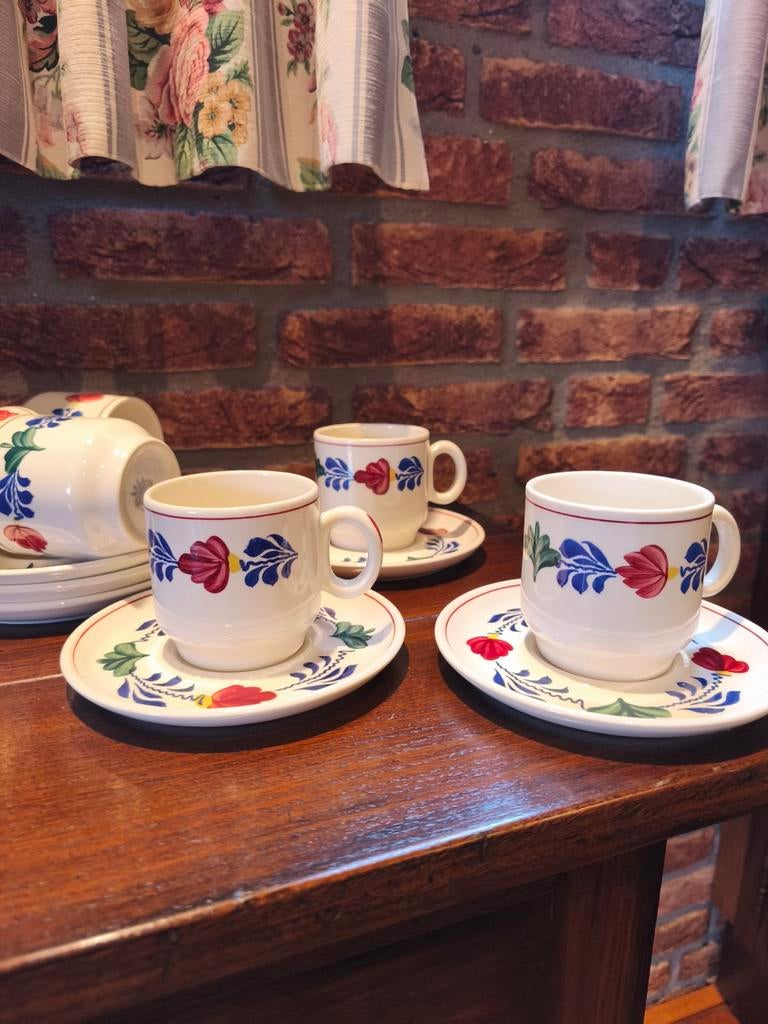 Boerenbont, Ophalen of Verzenden, Zo goed als nieuw, Overige stijlen, Kop(pen) en/of Schotel(s)