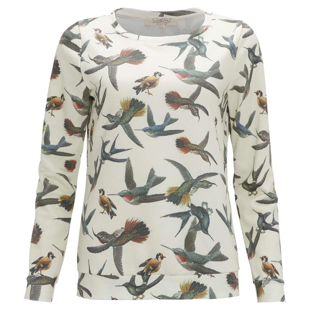 The Sting Twenty Three wit sweater met vogelprint Kolibrie S, Kleding | Dames, The Sting, Wit, Nieuw, Ophalen of Verzenden