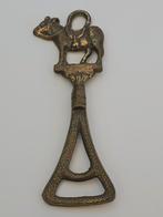 Antieke eind 19de eeuwse koperen flesopener met ezel €15, Antiek en Kunst, Ophalen of Verzenden