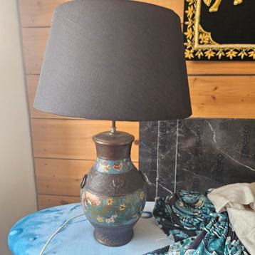 Cloisonne koperen lamp 