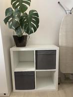 KALLAX Shelving unit, white, 77x77 cm, Ophalen, 50 tot 100 cm, Zo goed als nieuw, IKEA