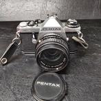 Pentax ME en lens SMC Pentax-M f/1.7 50 mm, Ophalen of Verzenden, Gebruikt, Spiegelreflex, Pentax