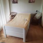 Seniorenbed wit elektrisch verstelbaar, Ophalen, 90 cm, Eenpersoons, Wit