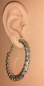oorringen zilver met strass Zara, Sieraden, Tassen en Uiterlijk, Oorbellen, Hangers, Verzenden, Nieuw, Glas