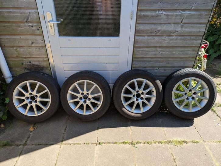 4x Nexen zomerbanden en velgen – 215/55R16 Saab 93, Auto-onderdelen, Remmen en Aandrijving, Saab, Gebruikt, Ophalen