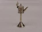 Zilveren miniatuur Olielamp                             Z461, Ophalen of Verzenden, Zilver