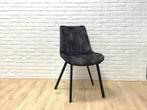 Velvet eetkamerstoel antraciet nieuw, Huis en Inrichting, Stoelen, Ophalen of Verzenden, Nieuw