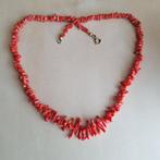 Antieke bloedkoraal ketting Middellandse zee, jaren 1930, Verzenden, Overige materialen, Ketting