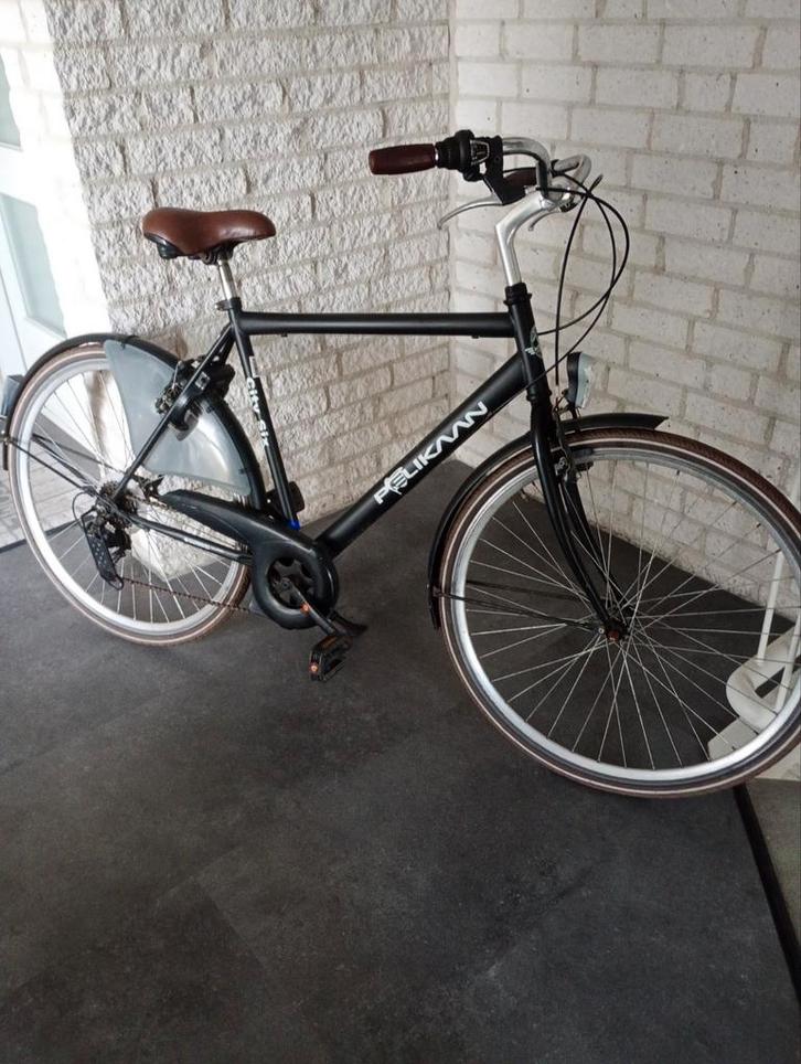 Pelikaan City Six 28 inch - Herenfiets superlicht, Fietsen en Brommers, Fietsen | Heren | Herenfietsen, Gebruikt, Overige merken