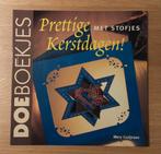 Doeboekjes - Prettige Kerstdagen! Met stofjes Mery Cozijnsen, Hobby en Vrije tijd, Kaarten | Zelf maken, Ophalen of Verzenden